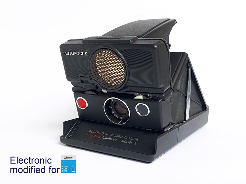 Polaroid SX-70 Sonar Autofocus CONVERTED for 600 FILM image 2