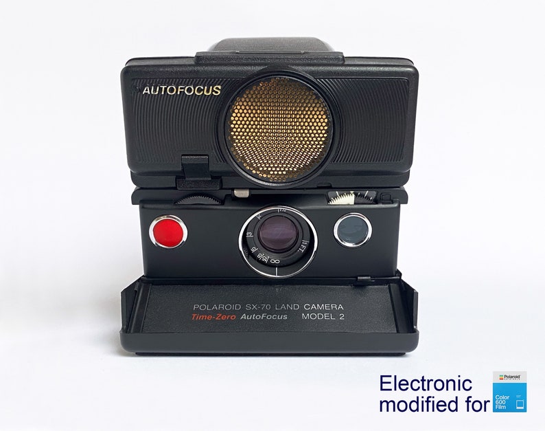 Polaroid SX-70 Sonar Autofocus CONVERTED for 600 FILM image 3