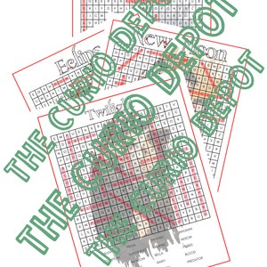 4 Printable Twilight Word Search Plus Answer Key | Vampire Shifter ...