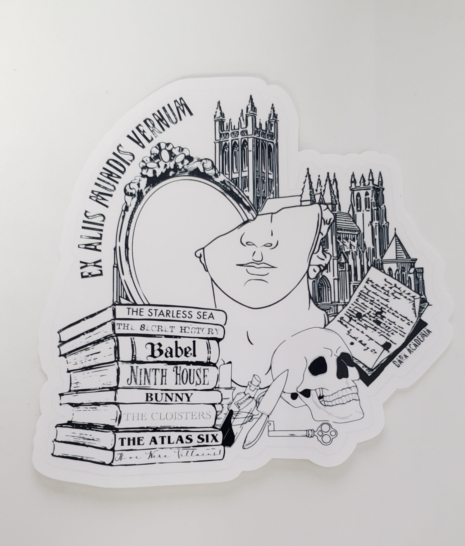 Dark Academia Sticker| Handmade Custom Dark Academia Vibes the Secret ...