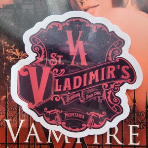 Saints Vladimir Academy Sticker|Vampire Academy inspired Hand Cut Custom rose Hathaway damphir YA Young adult bloodlines st Vladimir