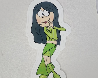 Singer Lizzie Sticker | 90s nostalgia Planner Notebook Bullet Journal Arts and Crafts laptop bottle stickers birthday party favor