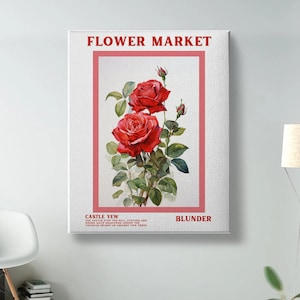 DIGITAL Flower Market Blunder Print| Home Decor | Poster | Birthday Gift| Art Print| Bookish Art | Download | One Dark Window| Rachel Gillig