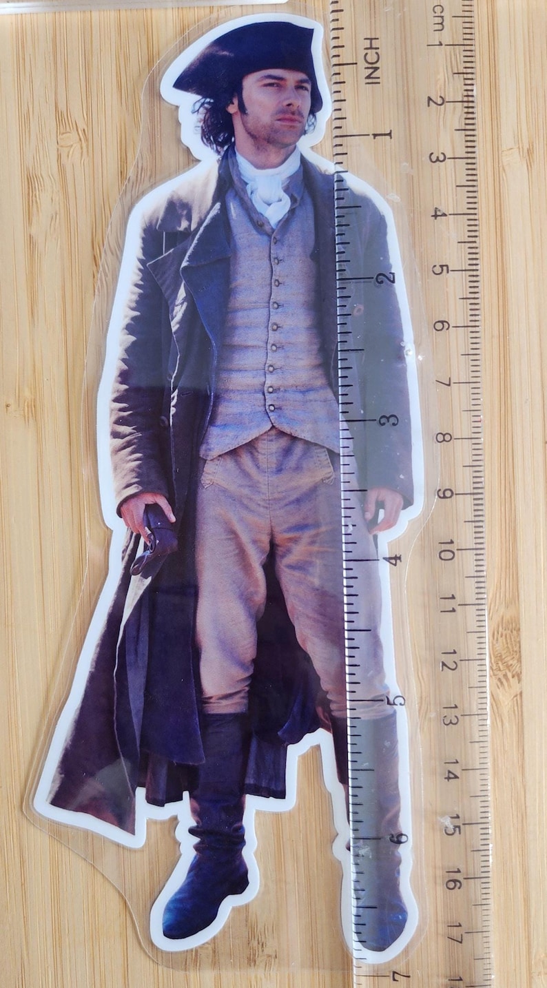 1" x 6.5" Pocket Poldark Bookmark | Ross Poldark Inspired | Historical Romance Reader Gift image 3