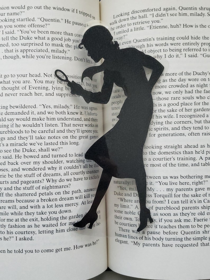 Vintage Nancy Drew Inspired Bookmark Custom Diy Silhouette | Etsy