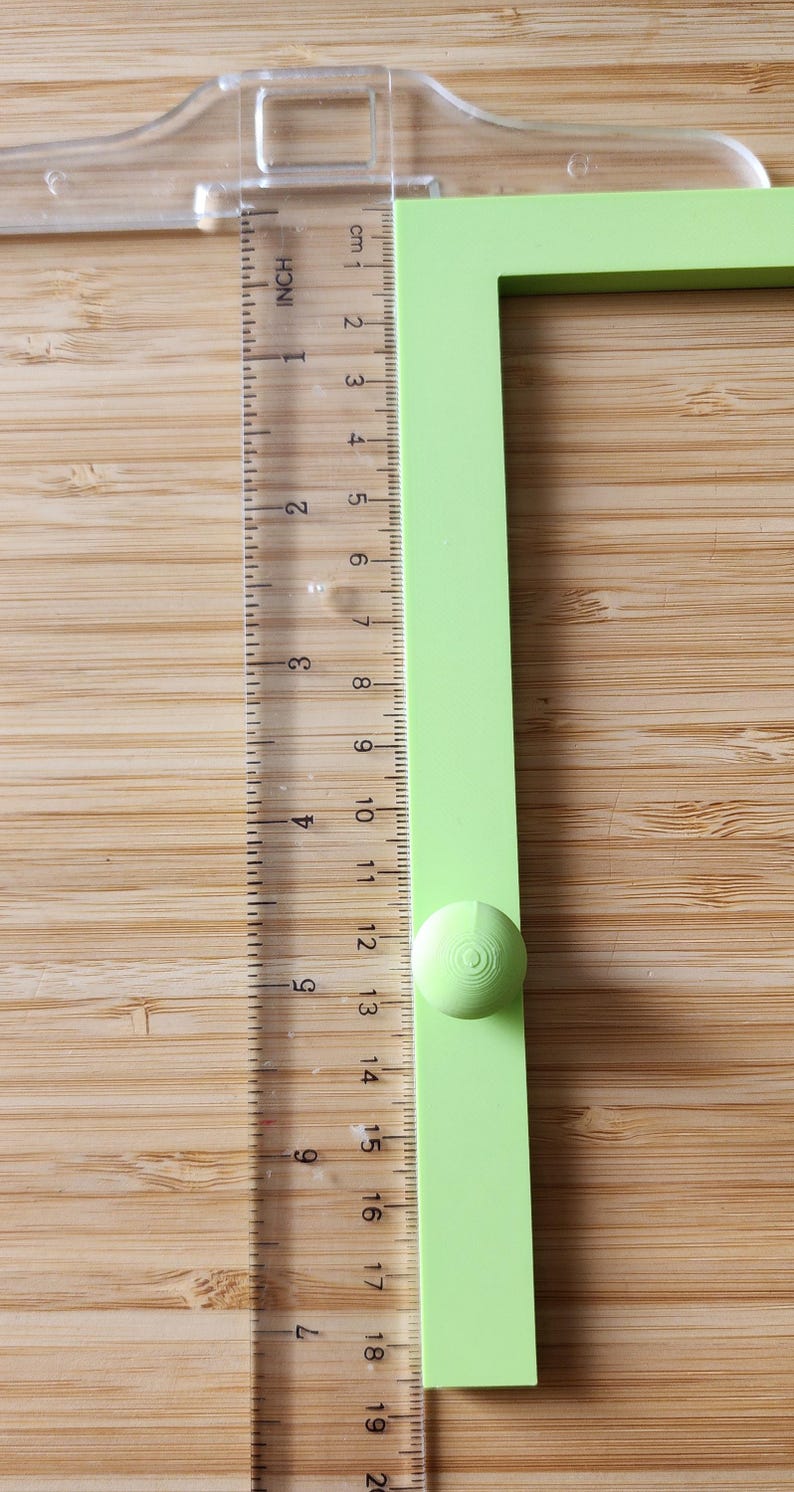 Knob Ruler Corner Guide Tool | DIY Book Journal Notebook Binding Fanfic | 3D ...