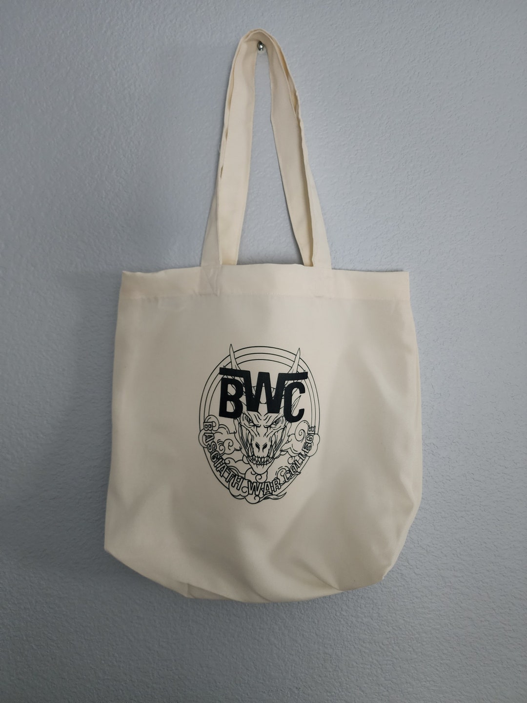 BWC Basgiath War College Tote Bag Handmade Fourth Wing Etsy