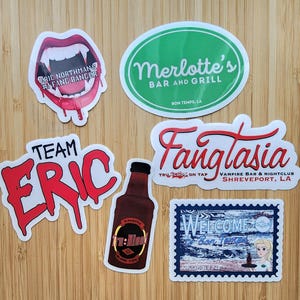 Your choice TB Vampire Sticker | Nightclub Bar Grill Fan Team Eric Bon Temp | Planner Bullet Junk Journal Laptop