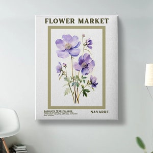 DIGITAL Flower Market Navarre Print| Home Decor | Poster | Birthday Gift| Art Print| Bookish Art | Download | Fourth Wing | Rebecca Yarros