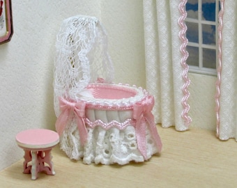 Romantic fabric cradles, 1/48 scale