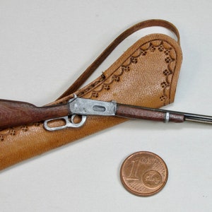 Scabbard for winchester miniature rifle, 1/12 scale