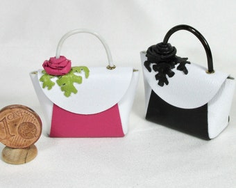 Fashion miniature bag, scale 1/12