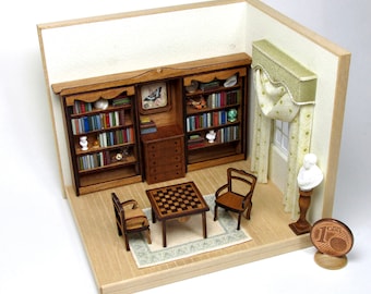 miniature chess table, 1/48 scale