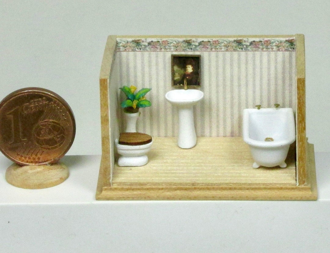 Restroom Scale Model Kit 1/144 Scale Bathroom Set - Etsy
