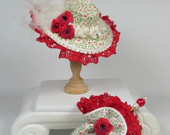 Elegant miniature fashion set  1/12 scale