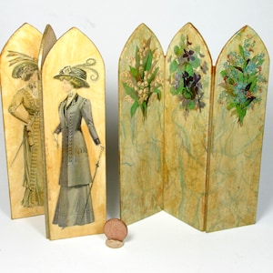 traditional lady's screen, 1/12 scale