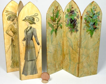 traditional lady's screen, 1/12 scale