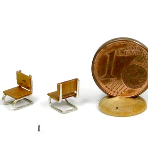 micro chairs, handmade in 1/144 scale model 1
