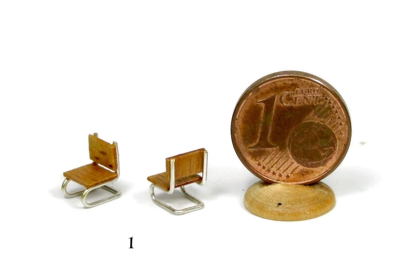 micro chairs, handmade in 1/144 scale model 1