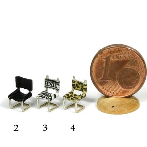 micro chairs, handmade in 1/144 scale image 3