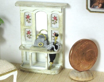 Umbrella stand, with mirror, various models, 1/48 scale