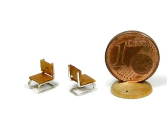 micro chairs, handmade in 1/144 scale