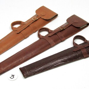 Miniature leather case for shotgun, 1/12 scale image 8