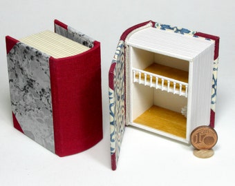 Micro room in a book, for 1/144 furnishing