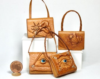 leather witch shoulder bag, 1/12 scale