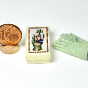 miniature gloves with box, 1/12 scale model 5