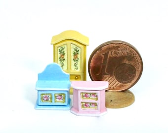 gabinetes de pintura escala de estilo italiano 1/120