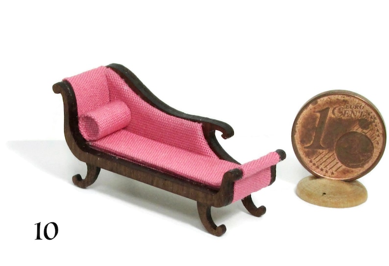 Miniature Chaise Lounges 1/48 Scale Etsy