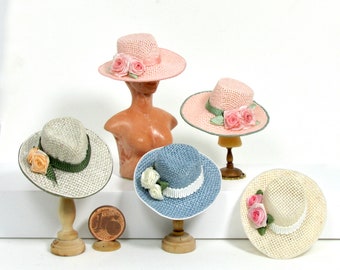 Romantic panama hats, 1/12 scale