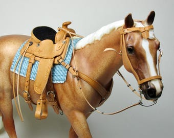 Selle Western Cuir Pour Poney – Marron – Avec étriers Couverts Et Tapadero – Taille Miniature 12''