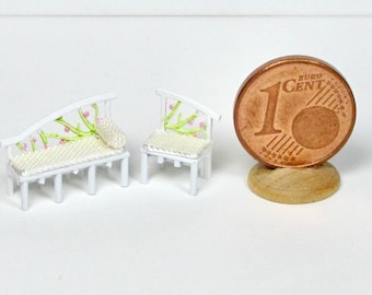 set sofa and chair 1/144 scale, handmade