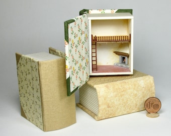 micro room in a book, for 1/144 scale
