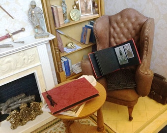 Miniature photo albums, 1/12 scale