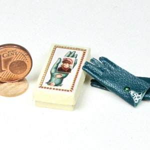 miniature gloves with box, 1/12 scale model 7