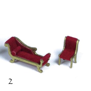 Miniature Chaise Longue Plage – Déco Maison De Poupée, Jardin De Fées – Accessoire Décoratif