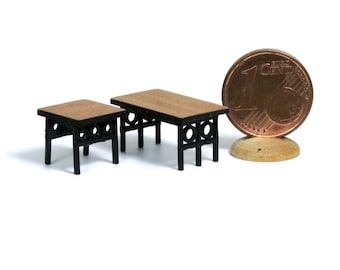 miniature table with chairs, 1/144 scale