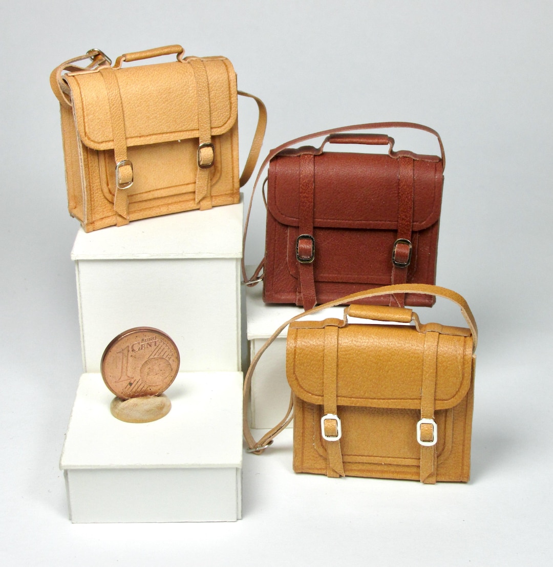 1/12 Scale Openable Leather Briefcase - Etsy Canada