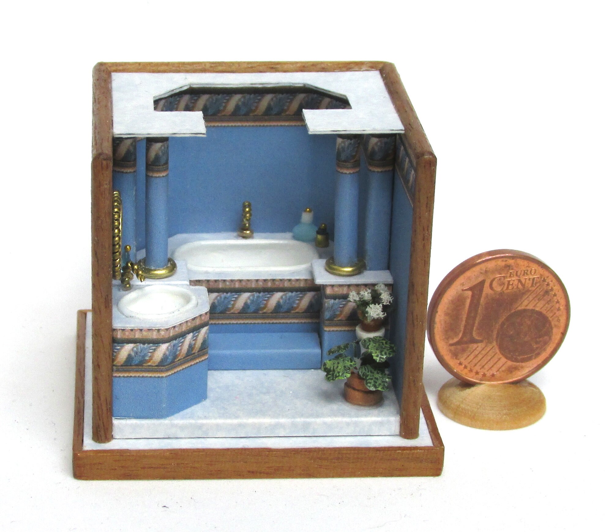 Restroom Scale Model Kit Luxurious bathroom, 1/144 scale