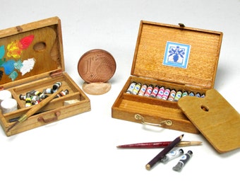 miniature paint case, 1/12 scale