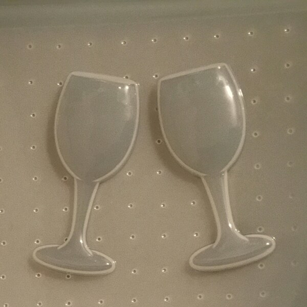 Wineglass Plaster Mold For Ceramics - 3-Part Mold 20x17.5x8cm For Slip Casting