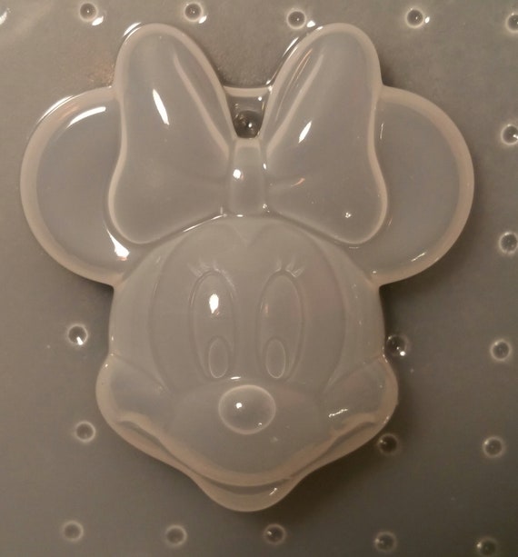 Adorable Minnie Mouse Mold Silicone Mouse With Bow Mold For Keychain 10336150
