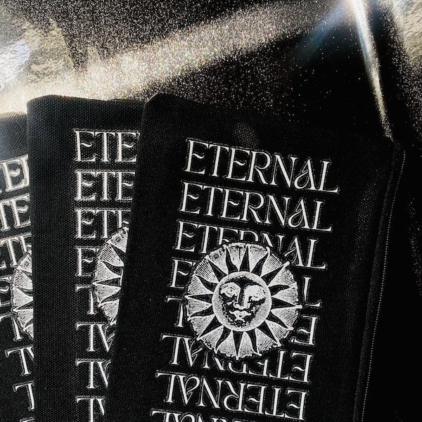 Eternal Oracle/Tarot Bag | Zippered Pouch Cosmetic Bag Canvas Carry All Bag Pencil Pouch Divination Vintage Sun Art Witchy Gifts Celestial