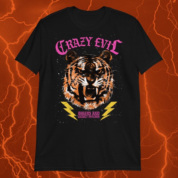 Mandy Shirt Crazy Evil Shirt Tiger 