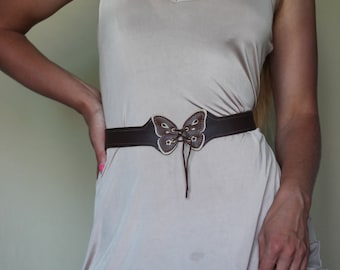 Customizable colors Kyramade vegan leather Mini butterfly belt