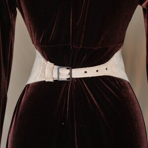 Kyramade vegan suede butterfly belt image 2