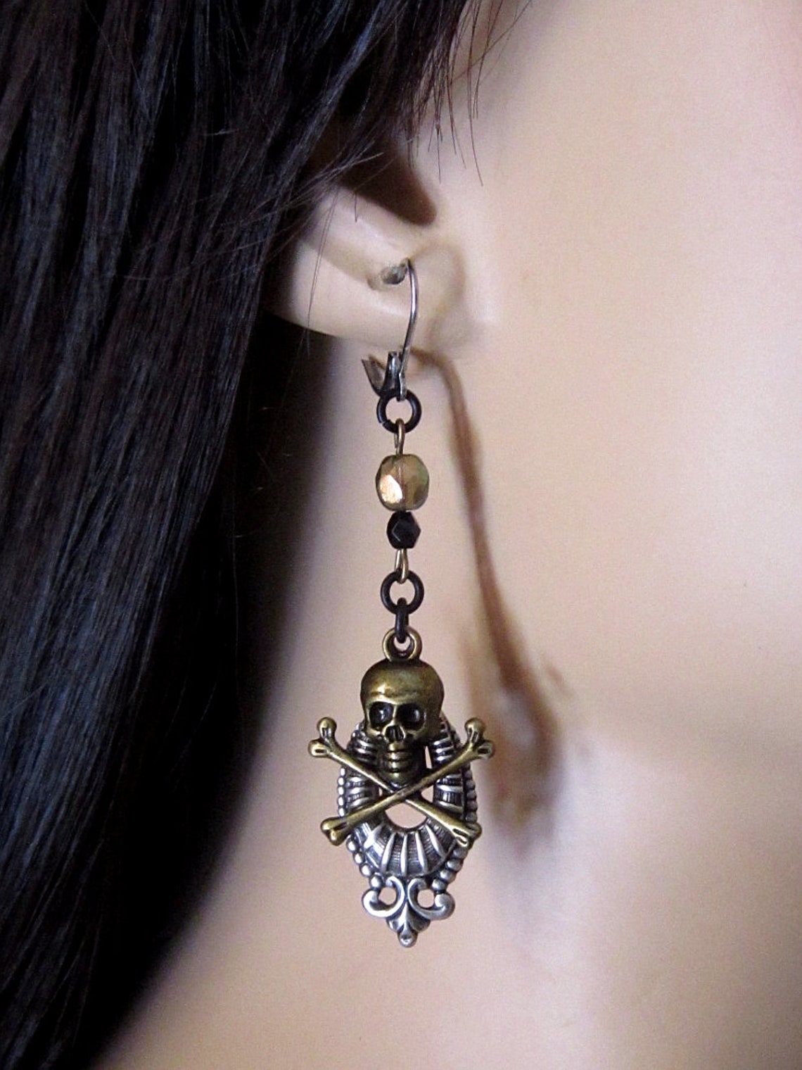 Pirate Earrings Pirate Jewelry Pirate Accessories Pirate Etsy